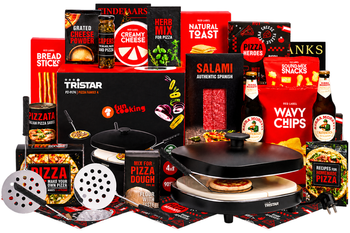 Knapperig Pizza Geluk