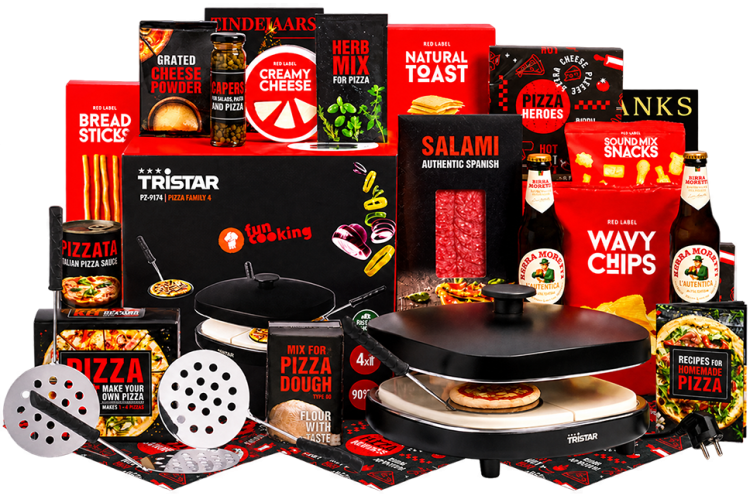 Knapperig Pizza Geluk