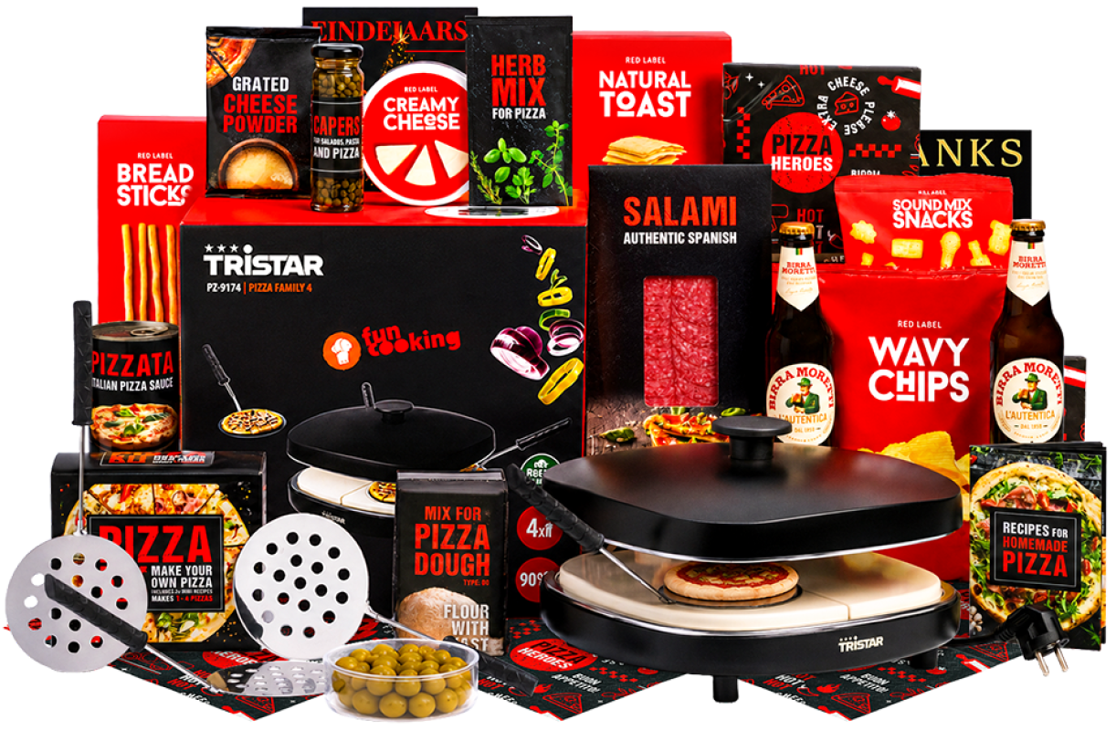 Knapperig Pizza Geluk