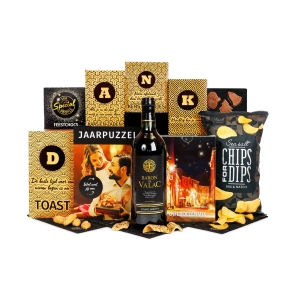 Aanbod kerstpakketten voor rond de 15 euro, geschikt als leuke verrassing