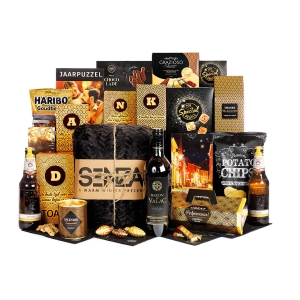 Het voorjaarspakket bevat een plaid waarmee je in het voorjaar kunt gaan picknicken.